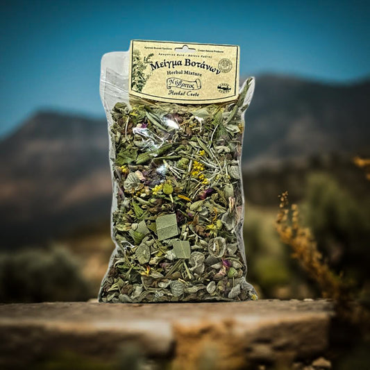 Bergtee Mix aus Kreta – 18 handgeerntete Kräuter für ein mediterranes Aroma
