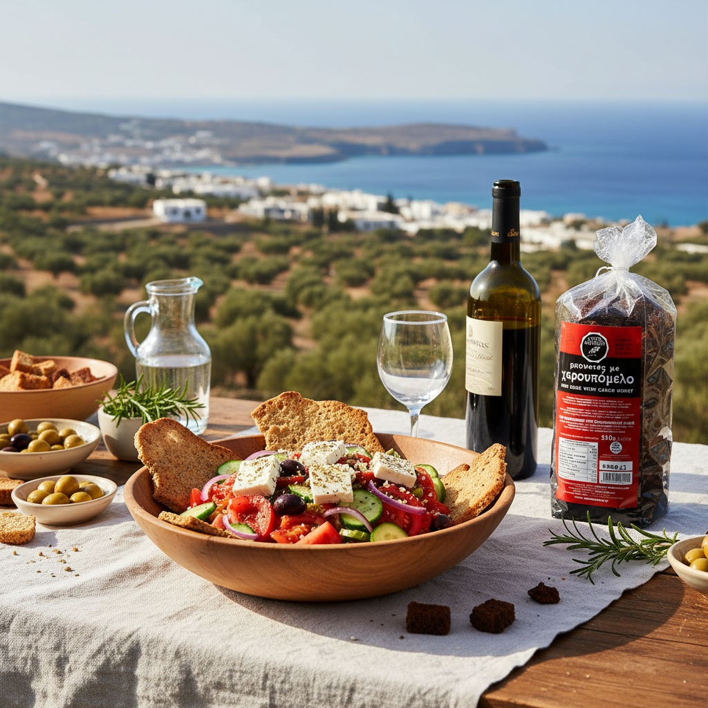 Dakos Häppchen mit Johannisbrot-Sirup 350gr