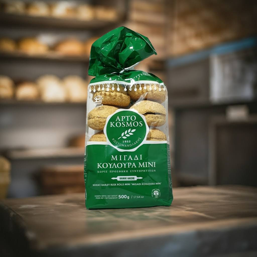 Kretische Zwieback-Mini-Kringel aus Mischkorn – knusprig, gesund und voller Geschmack