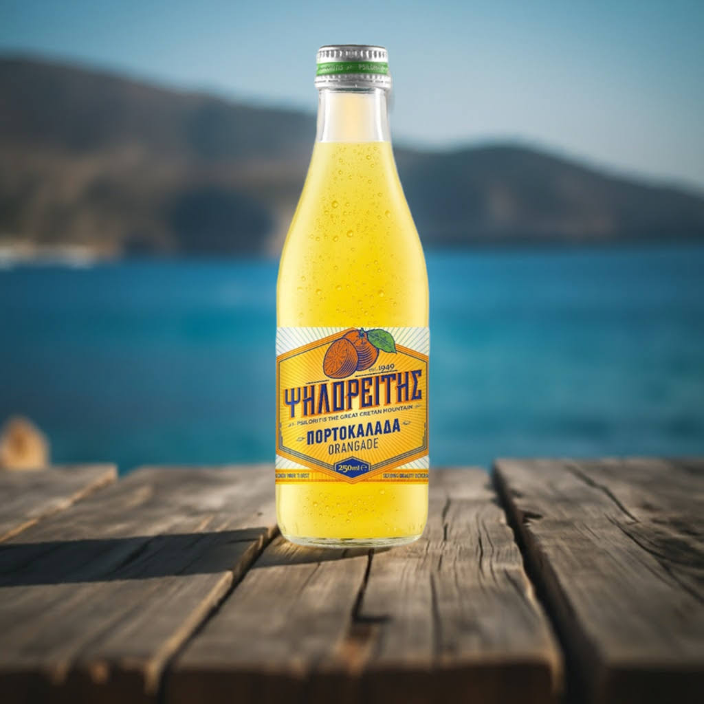 Kretische Orangenlimonade – natürliche Erfrischung mit 20% Fruchtsaft