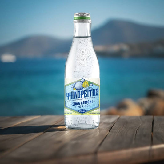 Kretisches Zitronen-Sprudelwasser – natürliche Erfrischung aus Kreta